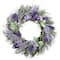 Haute Decor 24" Mixed Lavender & Larkspur Wreath